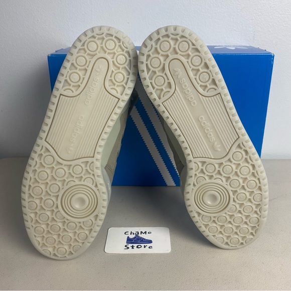 Adidas Forum Mid Clay/Dark Gray/Sesame Unisex Shoes Sneakers Men Sz - Picture 7 of 13